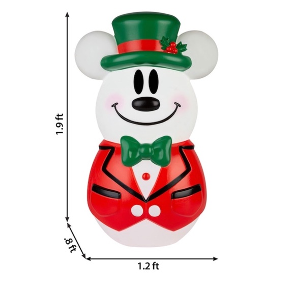 New light up Minnie Mickey mouse blow mold 24” - Picture 7 of 8